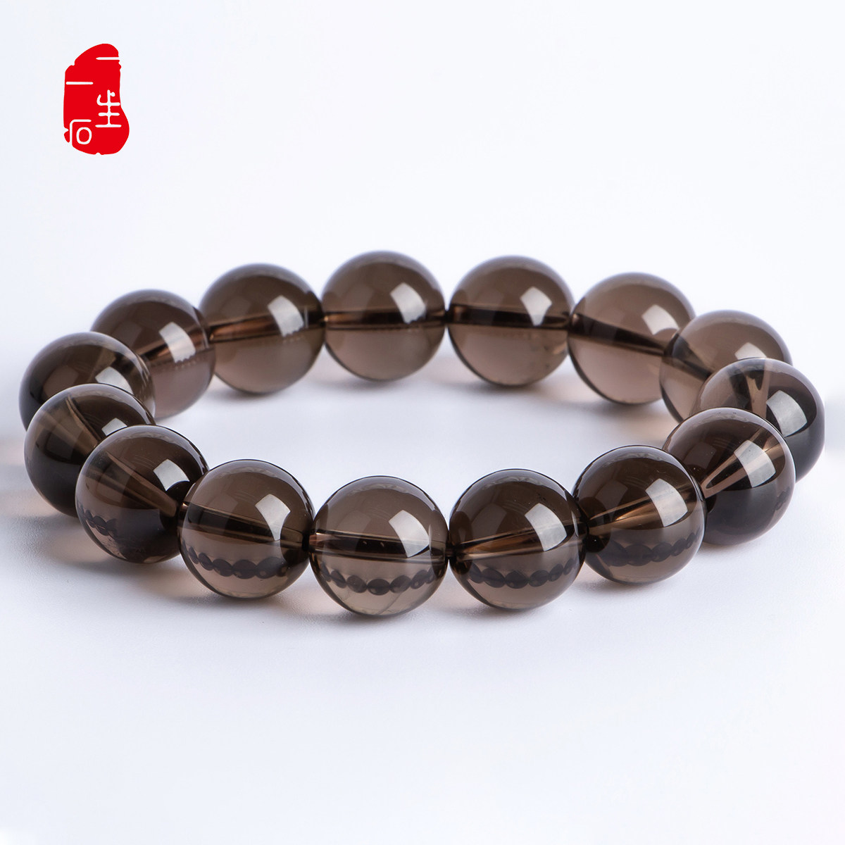 Lifetime One Stone Natural Tea Crystal Beads Hand Strings Small Crowddisc Play Beads High Level Sensation Light Lavish Ornament Male Hand Alchemist