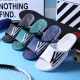 Slippers for men in summer bathroom home indoor non-slip soft sole men's thick sole wear-resistant men's trendy one-line sandals slippers