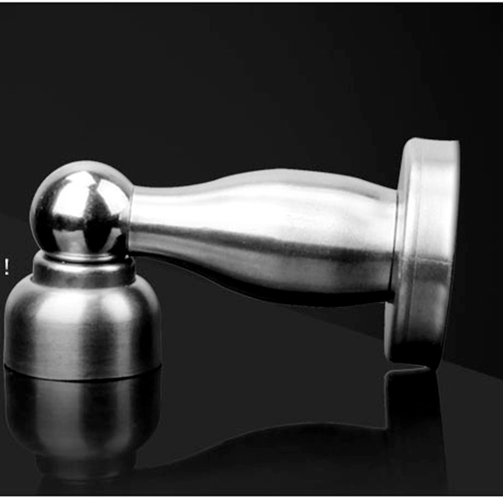Indoor bedroom anti-collision strong magnetic stainless steel door suction top block touch powder room stainless steel wall suction floor suction dual-use extension