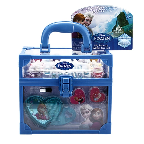 Дисней, комплект для макияжа, лак для ногтей, масляная краска, база под макияж, коробка для косметики, «Холодное сердце», подарок на день рождения