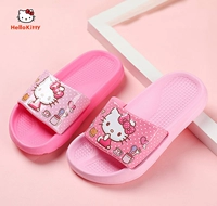 Hello kitty, домашние детские нескользящие милые женские тапочки для ванной комнаты, стиль «принцесса», мягкая подошва, подходят для подростков