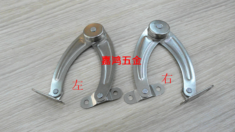Thickened iron rod, up and down door hinge, side hinge, side hinge, movable support, one pair and two
