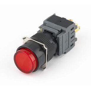 Golden Macro button switch self-rewinding no lamp round (arched face) jhf16-15f1wb 11f1wbg