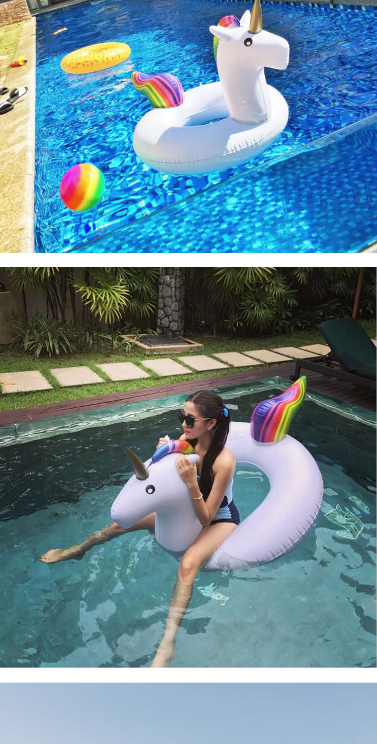 Trẻ em dễ thương bơi lap người lớn phụ nữ flamingo dứa dày bơi vòng bơm hơi nước squat ring phao hồng hạc
