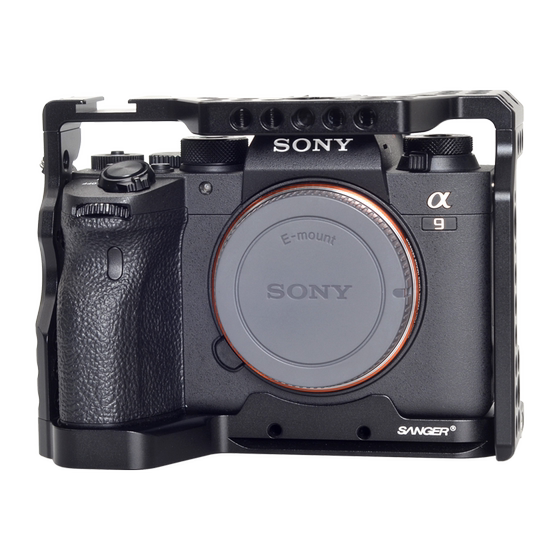 
Sangersony Sony A7M4 Rabbit Cage DSLR Camera A7R4A A7RM4A A1 A7S3 A9II Vertical Photo Accessories Protection Case DJI RS2 RS3PRO Zhiyun Stabilizer Vertical Photo Base