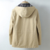 2019 áo khoác cotton mới nam dài mùa xuân và mùa thu kaki áo gió dụng cụ hoang dã áo khoác trùm đầu - Áo khoác áo khoác nam đẹp 2021 Áo khoác