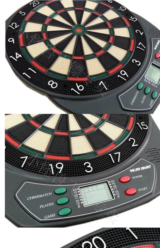 Weimas thi đấu chuyên nghiệp 18 inch phi tiêu mềm nhắm mục tiêu phi tiêu điện tử đặt 9 phi tiêu - Darts / Table football / Giải trí trong nhà bảng ném phi tiêu