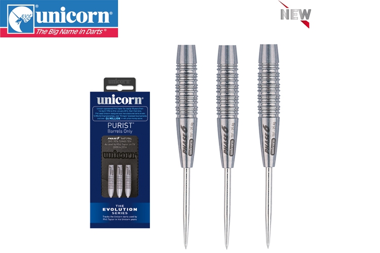 UNICORN Unicorn Darts Taylor 6 thế hệ Vonfram Phi tiêu Phi tiêu thẳng Hard Hard 25g Nhập khẩu gốc - Darts / Table football / Giải trí trong nhà phi tiêu giấy