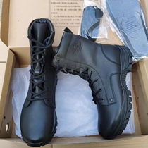 New Genuine Leather Parachute Boots Mens Outdoor Mountaineering Ultra-Light Soft Sole Shock-Resistant Wear-Resistant Anti-Wear Combat Training Boots