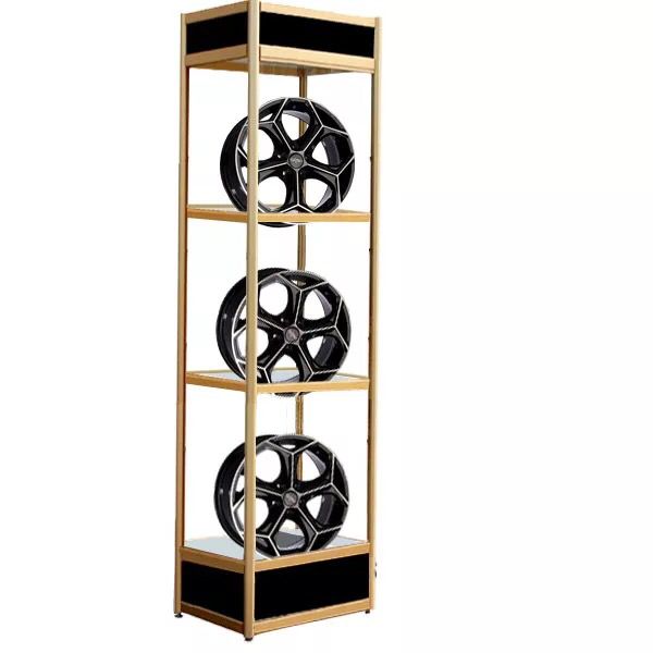 Heat insulation film hub exhibition rack film cabinet Film Cabinet Table hub Wheel Tire bells Color Film Display Cabinet wheel hub Show Shelf
