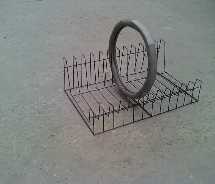 Special price car handle display rack simple set display frame foot pad cushion shelf car supplies display rack layer net