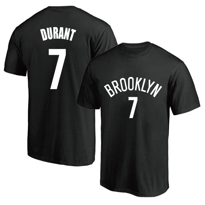 Brooklyn Nets No. 7 Kevin Durant Jersey Training Uniform Short-Sleeved T-Shirt Kd Basketball Half-Sleeved T-Shirt Brooklyn Nets No. 7 Kevin Durant Jersey Training Uniform Short-Sleeved T-Shirt Kd Basketball Half-Sleeved T-Shirt