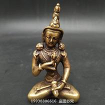 Antique copperware collection retro-coated solid brass Tibetan-style Tibetan Tantric Buddha statues Vajrasattva home furnishings