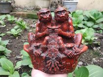 Antique Miscellaneous Collectible Antique Resin Synthetic Wealth Zodiac Monkey Vintage Ornaments Gifts