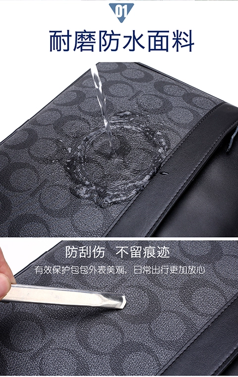 New châu Âu và Mỹ thời trang nam túi xách nam túi da vai Messenger túi da bình thường nhỏ ba lô nam túi thủy triều - Túi của con người