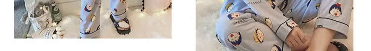 Bộ đồ ngủ nữ mùa xuân và mùa thu dài tay hai mảnh phù hợp với phần mỏng Phiên bản Hàn Quốc của chiếc áo cardigan ngọt ngào có thể mặc bên ngoài áo choàng cotton phục vụ mùa hè bộ đồ khủng log