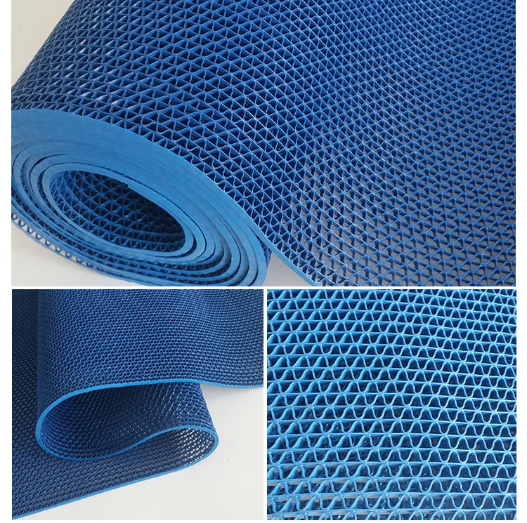 Nhựa thảm đỏ cửa mat pvc chống thấm nước chịu mài mòn sàn mat s-loại rỗng lưới phòng tắm phòng tắm mat mat chiếu xốp gấp gọn