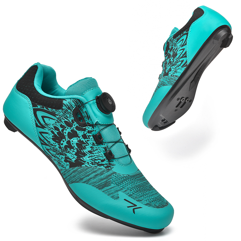 Factory Direct Sales 2023 Summer New Breathable Road and Mountain Bike Cycling Shoes for Men and Women, No-Lock Assist, Trendy