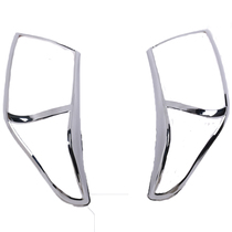 Suitable for 08-15 Land Cruiser Toyota front and rear headlight frame lampshade decoration ABS electroplating headlight modification