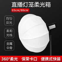 65cm fill light spherical soft box led small portable flash soft mask portrait photography accessories
