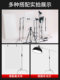 3.3米摄影补光灯专业不锈钢魔术腿灯架悬臂横杆支架闪光灯C型40寸顶灯2.8米三脚架横臂支撑杆便携滚轮三角架
