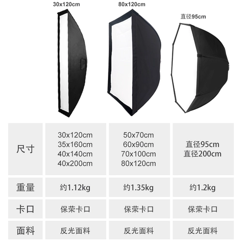 森迪威 Прямоугольный мягкий световой короб 50*70 Baorong байонет для фотосъемки в помещении профессиональная прямая трансляция заполняющий свет восьмиугольная решетка мягкий свет студийная полоса светодиодная вспышка портативный сотовый капюшон