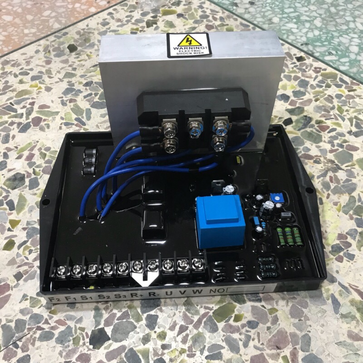 50 KW marine shaft with brush generator computer stabilized voltage plate voltage plate pressure plate AVR LDS50KW