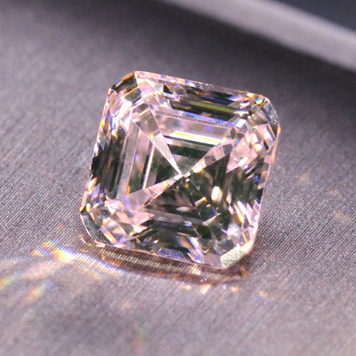 Квадратный розовый алмаз, драгоценный камень для кольца, милое ювелирное украшение, Швейцария, DIY