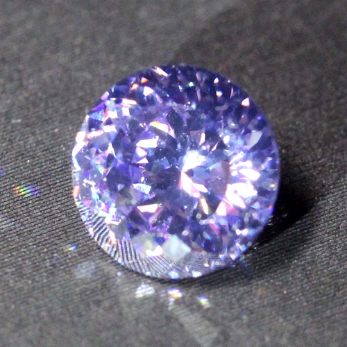 Круглое звездное небо, сиреневое бриллиантовое обручальное кольцо, драгоценный камень для кольца, кольцо с камнем, ожерелье, инкрустация камня