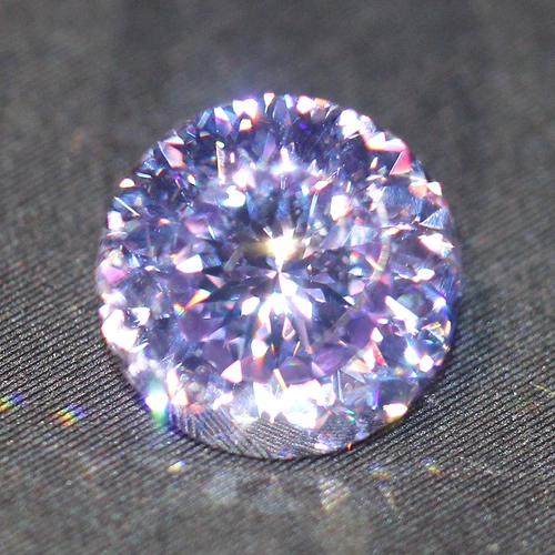 Круглое звездное небо, сиреневое бриллиантовое обручальное кольцо, драгоценный камень для кольца, кольцо с камнем, ожерелье, инкрустация камня