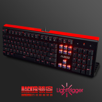 Xiaofan peripheral shop Blackjue hacker AK49 backlit game mechanical keyboard black blue axis 104 keys with hand holder