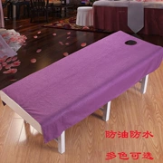 Bộ thẩm mỹ viện mục vụ nệm massage giường trắng chống dầu dày tấm làm đẹp không thấm nước và chống dầu