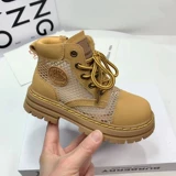 Martens, летние дышащие детские тонкие короткие сапоги в английском стиле, летние ботинки, в британском стиле
