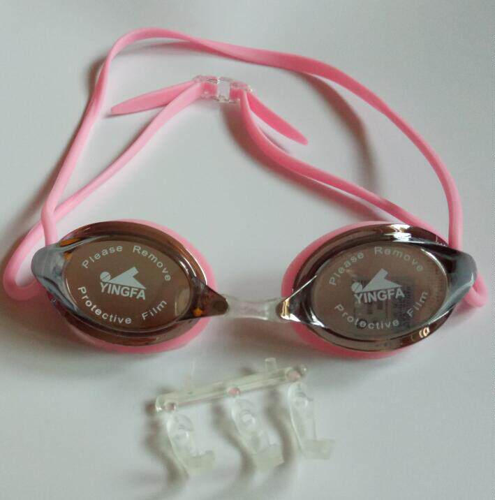 English hair anti-fog coated waterproof professional swimming anti-UV glasses Y 570 M adult children