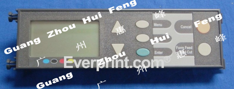 Original HP500 800 510PS plotter control operation panel LCD display C7769-60382