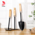 Đồ làm vườn, xẻng gỗ, cuốc năm răng, cuốc, găng tay cao su làm vườn, ra hoa và nhổ cỏ vòi tưới cây tăng áp Nguồn cung cấp vườn