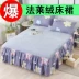 dệt tươi nổi nhung bedspread giường váy mảnh duy nhất của dày nhung mùa thu ấm áp và mùa đông váy lớn màu đỏ 1.2 - Váy Petti Váy Petti