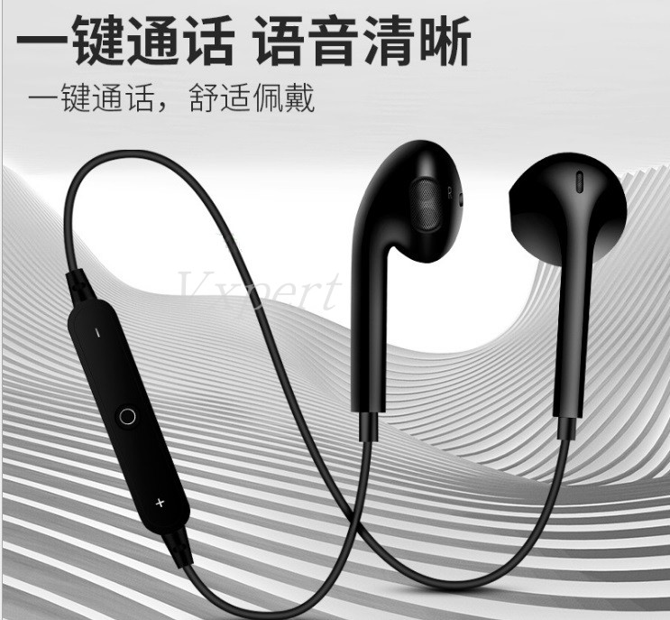 xidale new S6 wireless Bluetooth headphone movement Mini dual stereo in-ear style with R07 listening headphones