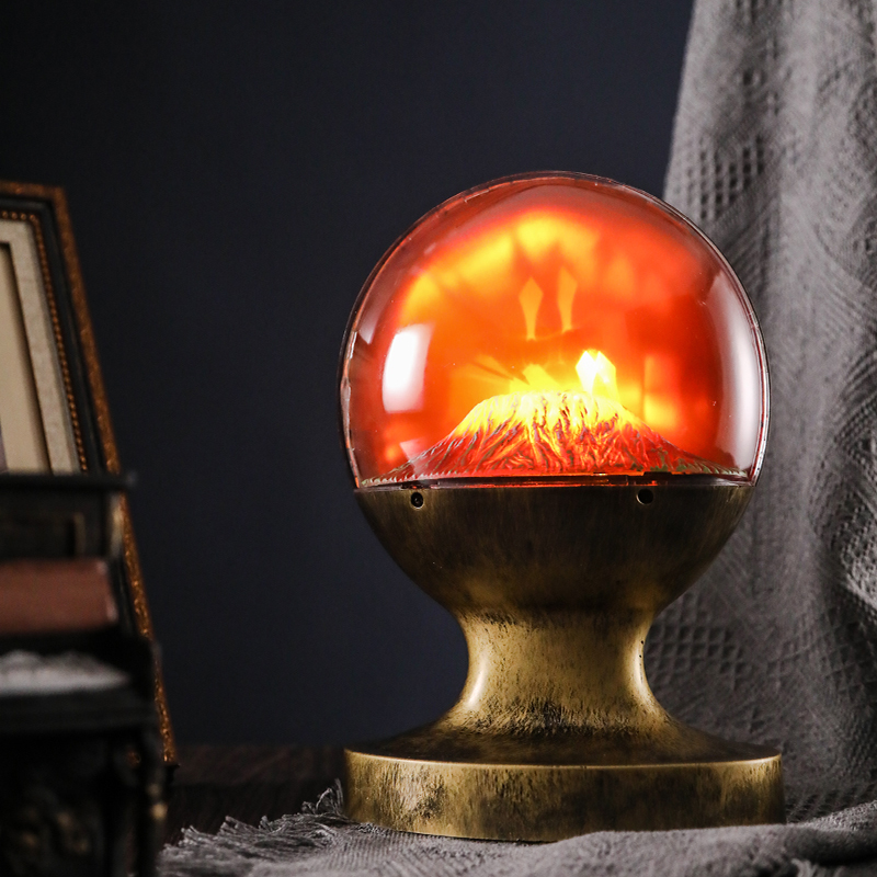 Simulated Volcanic Eruption Ornament Lava Lamp Bedroom Bedside Night Light Retro Art Living Room Nordic Style Flame Lamp Simulated Volcanic Eruption Ornament Lava Lamp Bedroom Bedside Night Light Retro Art Living Room Nordic Style Flame Lamp