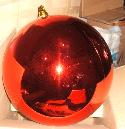 The new 40cm Christmas ball Electroplated mirror decoration Bobo silk ball bright matt matte new products recommended direct sales