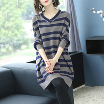 Hong Kong Sweater 2021 New Lazy and Lazy Make Coat in the Long - Term Lady Sweater