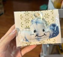 Original handmade small cloud tie-dye pendant