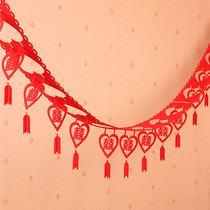Wedding Supplies Non-woven Fabric Festive wedding with wedding party New room Bedroom Decorative Wedding Arrangement Hanging Accessories