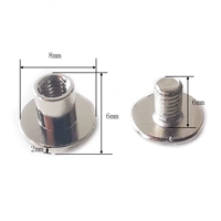 8*6 Серебряная лидера гвоздь+винт