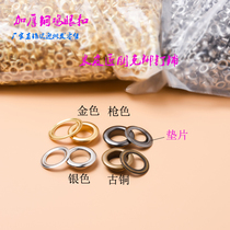 Hollow copper rivet bag decoration pure copper gas eye buckle Shoe eye ring corne nail Advertising tarpaulin curtain buckle Corneal buckle