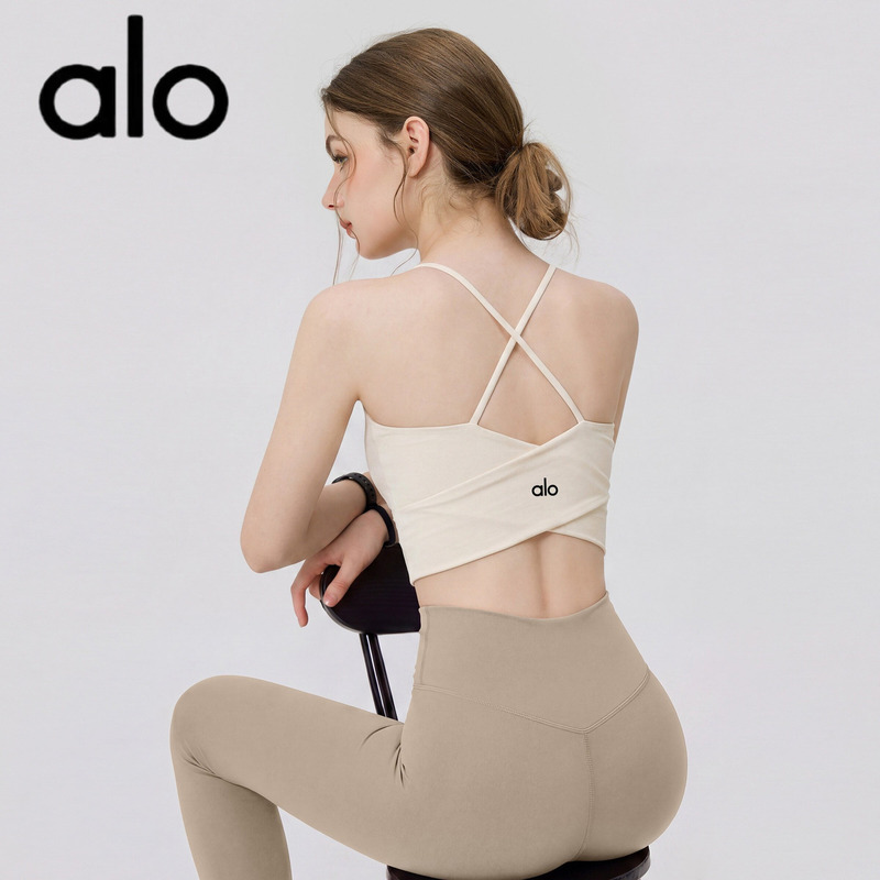 Aio Sports Bra for Women, Shockproof, High-Intensity Pilates Top, Fitness Yoga Wear, 2026 Bra and Vest Set