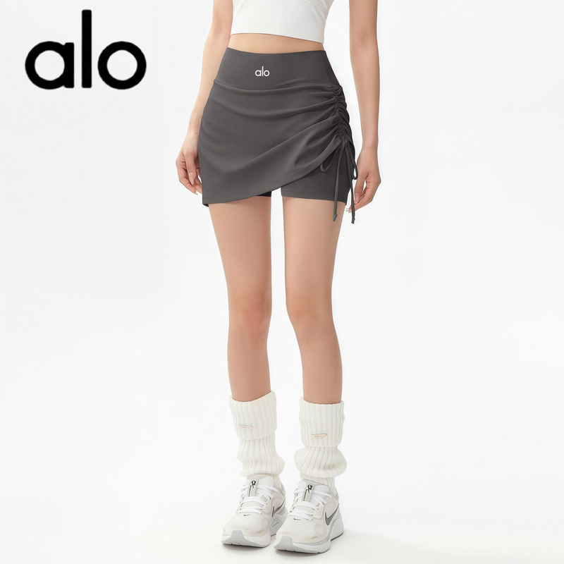 Aio Fake Two-Piece Sports Shorts for Women, High-Waisted, Tummy Control, Butt-Lifting Yoga Pants, Running Training Three-Quarter Fitness Pants for Summer Aio Fake Two-Piece Sports Shorts for Women, High-Waisted, Tummy Control, Butt-Lifting Yoga Pants, Running Training Three-Quarter Fitness Pants for Summer