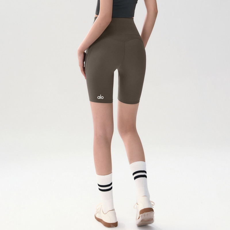 Aio Women's Sports Shorts 2026 Summer High-Waisted Quick-Drying Fitness Running Shorts Butt-Lifting Slimming Yoga Pants