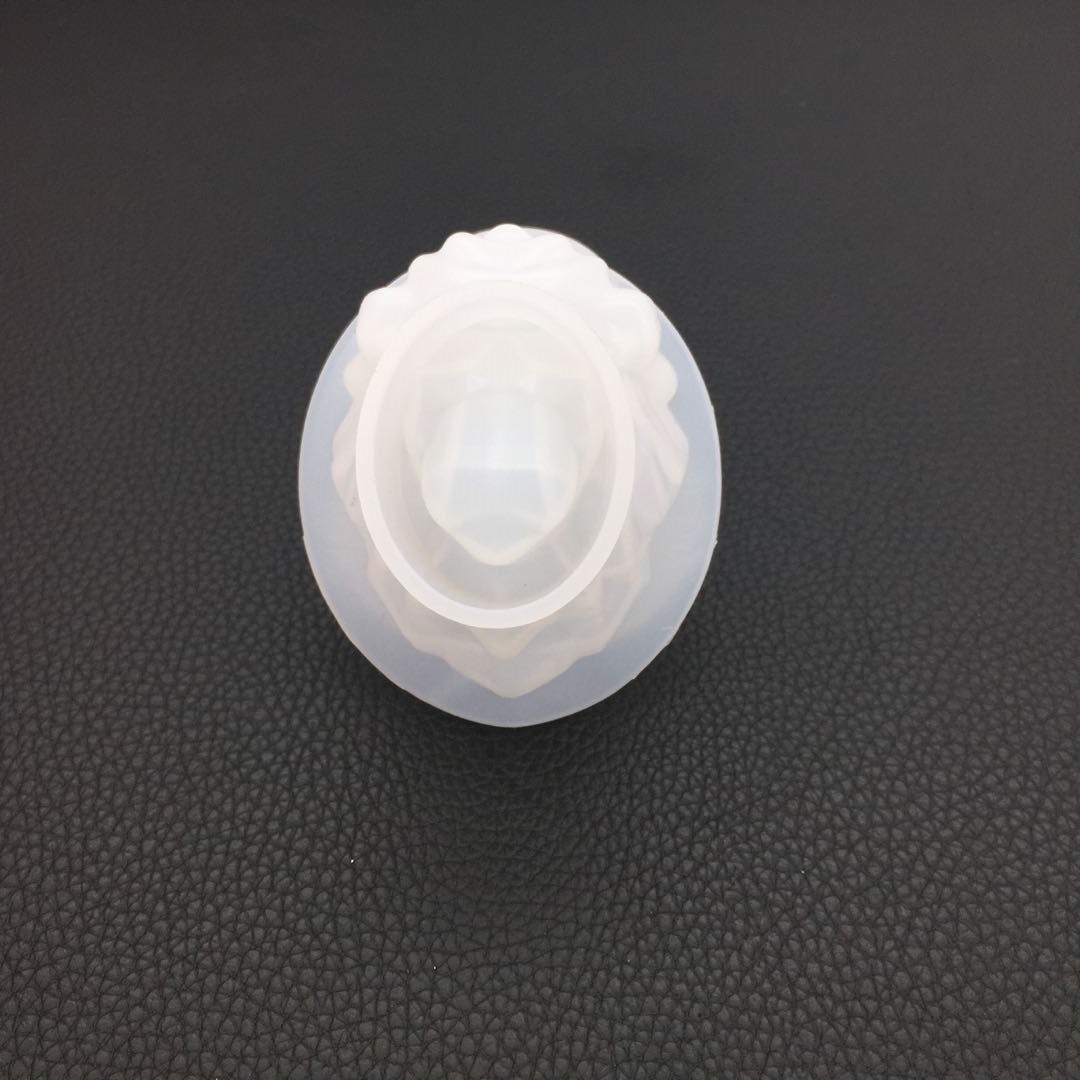 DIY Crystal Epoxy Hình học Gương Sư Tử Đầu Sói Khuôn Khuôn Thạch Hương Hương Thạch Thạch - Tự làm khuôn nướng khuôn bánh dứa