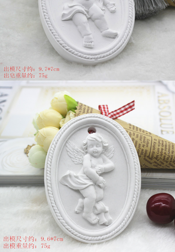 Angel Silicone Khuôn Hương liệu thạch cao Viên nén Hướng dẫn DIY Làm Khuôn mẫu Mặt dây xe hơi Khuôn mẫu khuôn silicon hình thú
